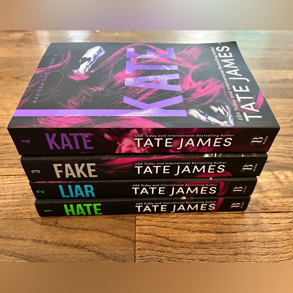 Tate James Book Set Kate Hate Lair Fake Series Paperback Bundle
